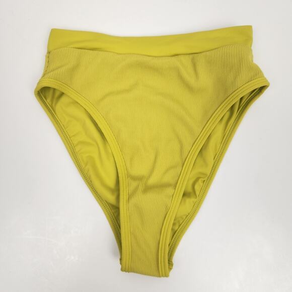 L*Space Frenchi Bikini Bottom in Green Yellow Size XS - Picture 1 of 3